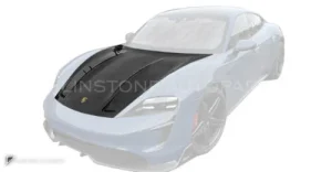ฝากระโปรงหน้า คาร์บอน Porsche Taycan ทรง Renegade Design