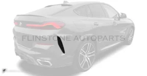 ครอบกันชนหลัง คาร์บอน BMW X6 G06 ทรง Renegade Design