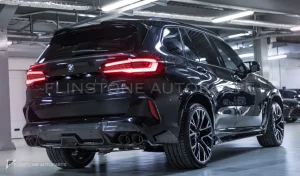 ครอบข้างกันชนหลัง คาร์บอน BMW X5M Competition F95 LCI ทรง Renegade Design