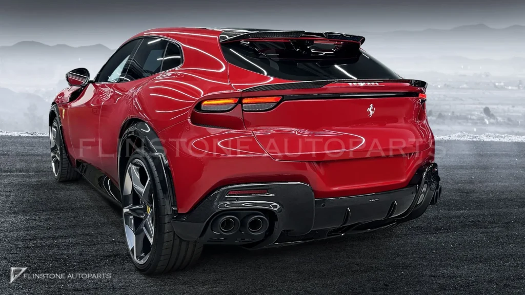 Rear Spoiler Carbon Ferrari Purosangue style Renegade Design