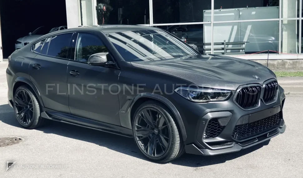 สเกิร์ตข้าง คาร์บอน BMW X6 G06/X6M F96 ทรง Renegade Design