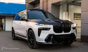 สเกิร์ตข้าง คาร์บอน BMW X7 G07 LCI ทรง Renegade Design