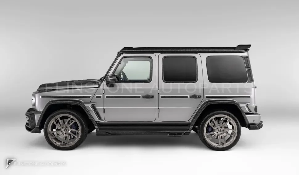 สเกิร์ตข้าง คาร์บอน Mercedes-Benz G-Class W464 (W463A) ทรง Renegade Design