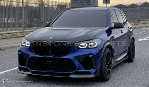 ลิ้นหน้า คาร์บอน BMW X5M F95 ทรง Renegade Design