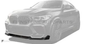 ลิ้นหน้า คาร์บอน BMW X6M F96 ทรง Renegade Design