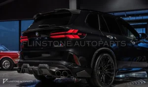 สปอยเลอร์ คาร์บอน BMW X5M Competition F95 LCI ทรง Renegade Design