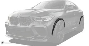 ชุดซุ้มล้อ Wide Body คาร์บอน BMW X6M F96 ทรง Renegade Design