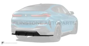 ดิฟฟิวเซอร์ท้าย BMW X6 G06 LCI ทรง Renegade Design