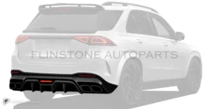 ดิฟฟิวเซอร์ท้าย Mercedes-Benz GLE V167 ทรง Renegade Design