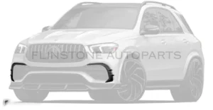 ครอบข้างกันชนหน้า Mercedes-Benz GLE V167 ทรง Renegade Design