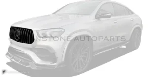 กระจังหน้าลาย GT Mercedes-Benz GLE Coupe C167 ทรง Renegade Design