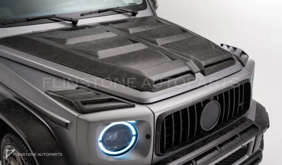 กรอบกระจังหน้า คาร์บอน Mercedes-Benz G-Class W464 (W463A) ทรง Renegade Design