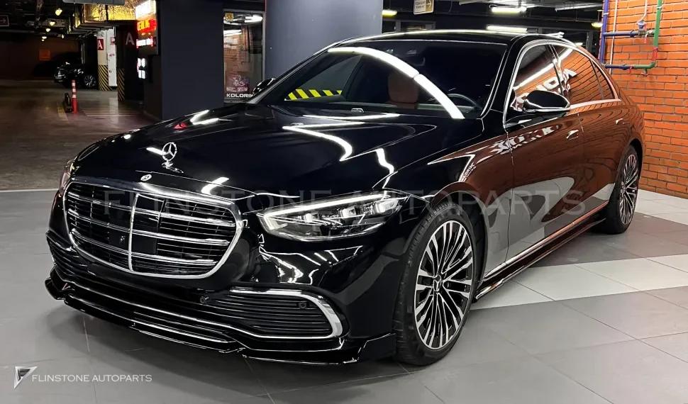 สเกิร์ตข้าง Mercedes-Benz S-Class W223 ทรง Renegade Design