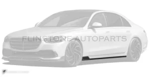 สเกิร์ตข้าง Mercedes-Benz S-Class W223 ทรง Renegade Design