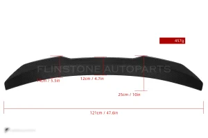 สปอยเลอร์ท้ายดรายคาร์บอน ทรง PSM (4 ประตู) Audi A4 B8.5 SOOQOO