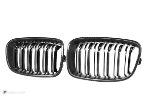 กระจังหน้าดรายคาร์บอน ทรง กระจังซี่คู่ BMW 1 Series F20 ก่อนไมเนอร์เชนจ์ SOOQOO