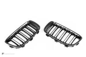 กระจังหน้าดรายคาร์บอน ทรง กระจังซี่คู่ BMW 1 Series F20 ก่อนไมเนอร์เชนจ์ SOOQOO