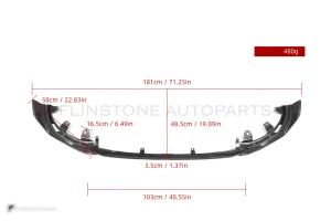 ลิ้นหน้าดรายคาร์บอน ทรง MP BMW 2 Series G42 SOOQOO