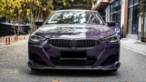 กระจังหน้าดรายคาร์บอน ทรง OEM BMW 2 Series G42 SOOQOO