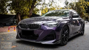 กระจังหน้าดรายคาร์บอน ทรง OEM BMW 2 Series G42 SOOQOO