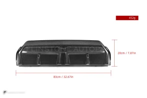 ดิฟฟิวเซอร์ท้ายดรายคาร์บอน ทรง MP BMW 2 Series G42 SOOQOO
