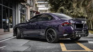คิ้วซุ้มล้อดรายคาร์บอน ทรง MP BMW 2 Series G42 SOOQOO