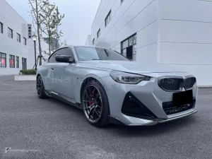 คิ้วซุ้มล้อไฟเบอร์กลาส FRP ทรง MP BMW 2 Series G42 SOOQOO