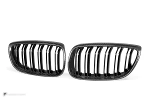 กระจังหน้าดรายคาร์บอน ทรง กระจังซี่คู่ BMW 3 Series E92 E93 ก่อนไมเนอร์เชนจ์ SOOQOO