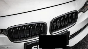 กระจังหน้าดรายคาร์บอน ทรง กระจังซี่คู่ BMW 3 Series F30 SOOQOO