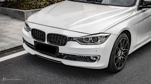 กระจังหน้าดรายคาร์บอน ทรง กระจังซี่คู่ BMW 3 Series F30 SOOQOO