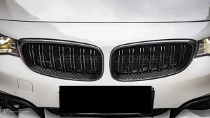 กระจังหน้าดรายคาร์บอน ทรง กระจังซี่คู่ BMW 3 Series F34 SOOQOO