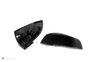ครอบกระจกมองข้างดรายคาร์บอน ทรง OEM BMW 3 Series F34 SOOQOO