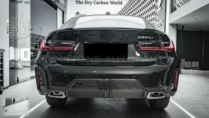 ดิฟฟิวเซอร์ท้ายดรายคาร์บอน ทรง MP BMW 3 Series G20 ไมเนอร์เชนจ์ SOOQOO (T-249)