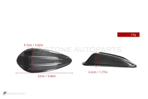 ครอบเสาอากาศดรายคาร์บอน ทรง OEM BMW 3 Series G20 ไมเนอร์เชนจ์ SOOQOO