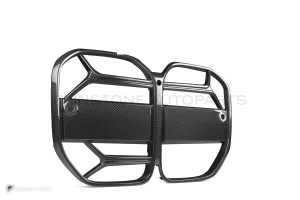 กระจังหน้าดรายคาร์บอน BMW 4 Series G22 G23 CSL SOOQOO (T-205B)