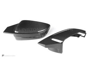 ครอบกระจกมองข้างดรายคาร์บอน ทรง G8x (พวงมาลัยซ้าย) BMW 4 Series G22 G23 SOOQOO