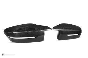 ครอบกระจกมองข้างดรายคาร์บอน ทรง OEM (พวงมาลัยซ้าย) BMW 4 Series G22 G23 M440i SOOQOO