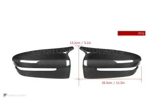ครอบกระจกมองข้างดรายคาร์บอน ทรง F9x (พวงมาลัยขวา) BMW 4 Series G22 G23 SOOQOO