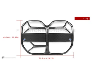กระจังหน้าดรายคาร์บอน (รองรับเซนเซอร์) BMW 4 Series G26 CSL SOOQOO