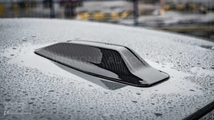 ครอบเสาอากาศดรายคาร์บอน ทรง OEM BMW 4 Series G26 SOOQOO