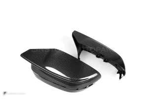 ครอบกระจกมองข้างดรายคาร์บอน ทรง OEM (พวงมาลัยขวา) BMW 4 Series G26 M440i ไมเนอร์เชนจ์ SOOQOO