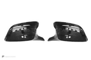 ครอบกระจกมองข้างดรายคาร์บอน ทรง F9x (พวงมาลัยซ้าย) BMW 5 Series G30 SOOQOO