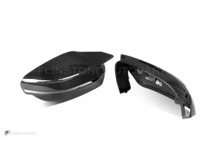 ครอบกระจกมองข้างดรายคาร์บอน ทรง G8x (พวงมาลัยซ้าย) BMW 5 Series G30 SOOQOO