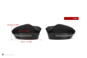 ครอบกระจกมองข้างดรายคาร์บอน BMW 5 Series G60 M5 SOOQOO