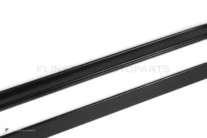 สเกิร์ตข้างดรายคาร์บอน ทรง MP BMW 5 Series G60 SOOQOO (T-422)