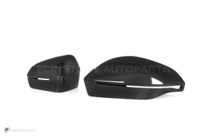 ครอบกระจกมองข้างดรายคาร์บอน ทรง OEM BMW 5 Series G60 SOOQOO