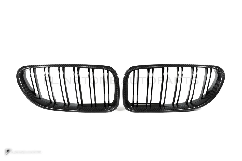 กระจังหน้าดรายคาร์บอน ทรง กระจังซี่คู่ BMW 6 Series F06 F12 F13 SOOQOO