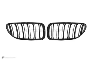 กระจังหน้าดรายคาร์บอน ทรง กระจังซี่คู่ BMW 6 Series F06 F12 F13 SOOQOO