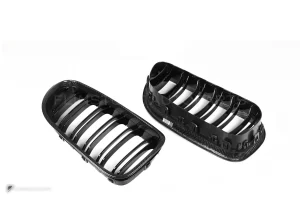 กระจังหน้าดรายคาร์บอน ทรง กระจังซี่คู่ BMW 6 Series F06 F12 F13 SOOQOO
