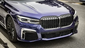 กระจังหน้าดรายคาร์บอน ทรง กระจังซี่เดี่ยว BMW 7 Series G11 G12 ไมเนอร์เชนจ์ SOOQOO